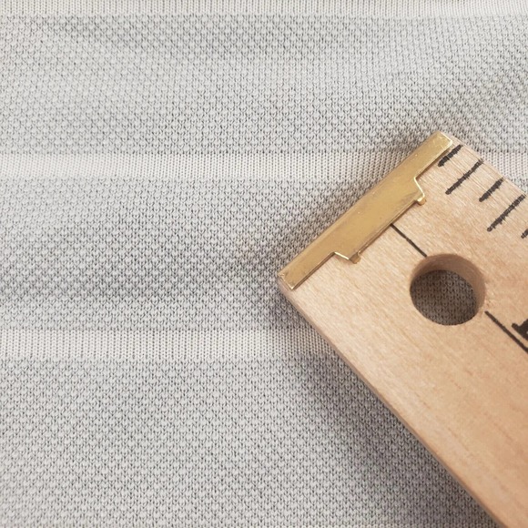 IZOD Golf Shirt Mens Large Gray Green Polo Outdoors Casual Logo Collared Striped - Picture 5 of 11